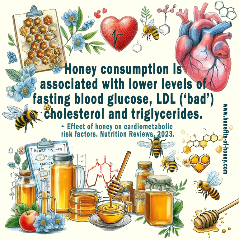 Eat honey for heart health.